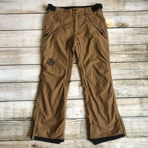 Yoke Collection Tan Ski Snowboard Pants